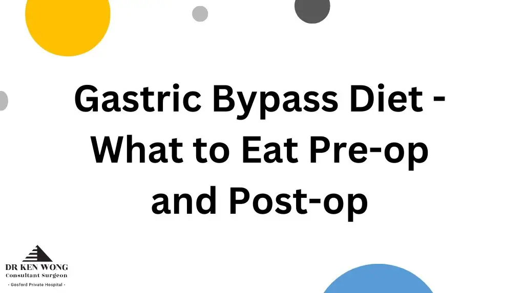 Gastric Bypass Diet - What to Eat Pre-op and Post-op